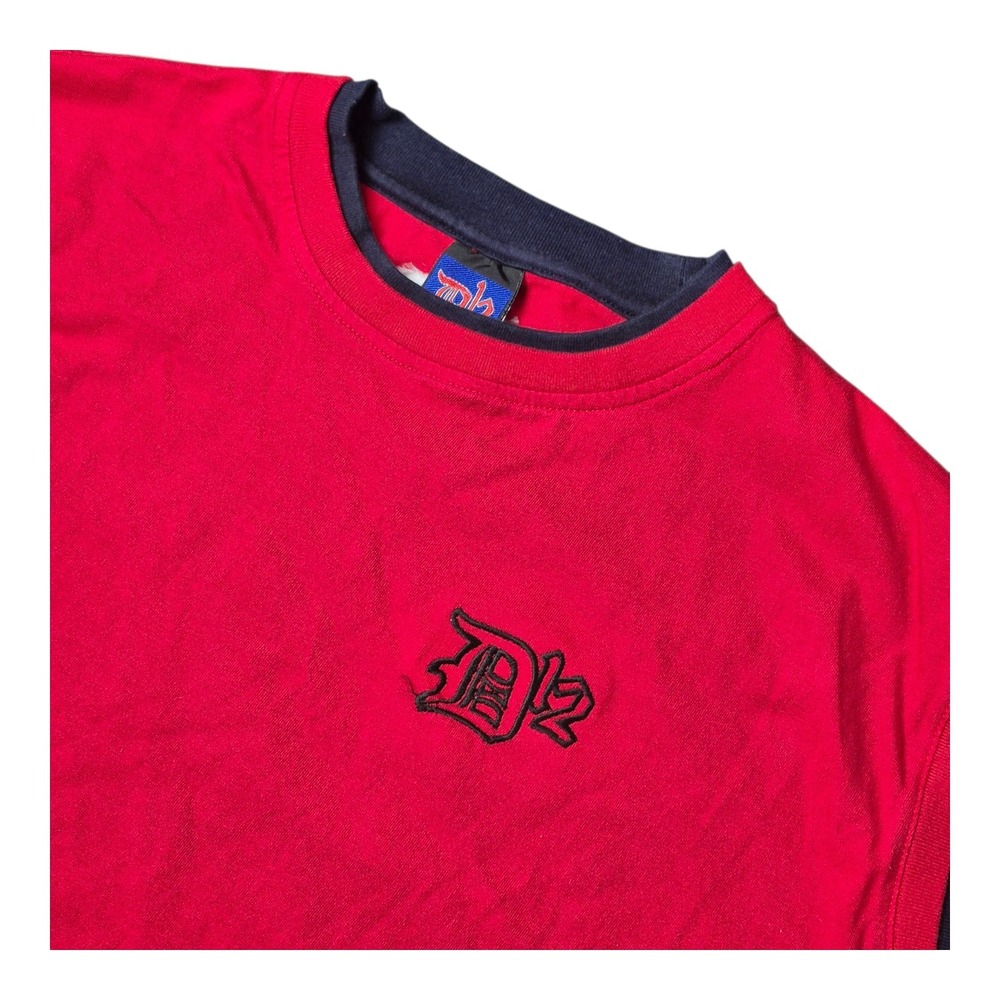 D12 Mens Medium Y2K Sleeveless Tank Top Red Hip Hop Rap Tee 2000s Streetwear